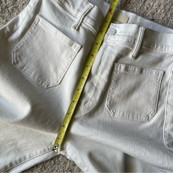 NEW MOTHER Patch Pocket Undercover Sneak Wide Leg Jeans in Fairest of them all - Picture 13 of 13